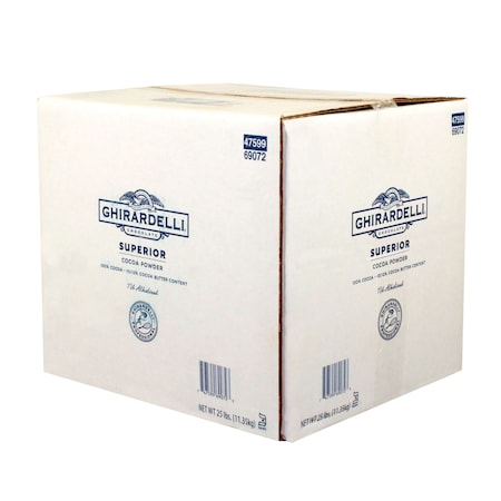 Ghirardelli Ghirardelli Superior 10/12% Cocoa Powder 25lbs 69072